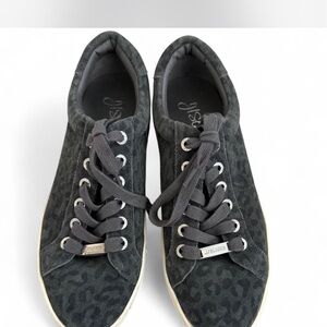 J/SLIDES Charcoal Leopard Sneakers